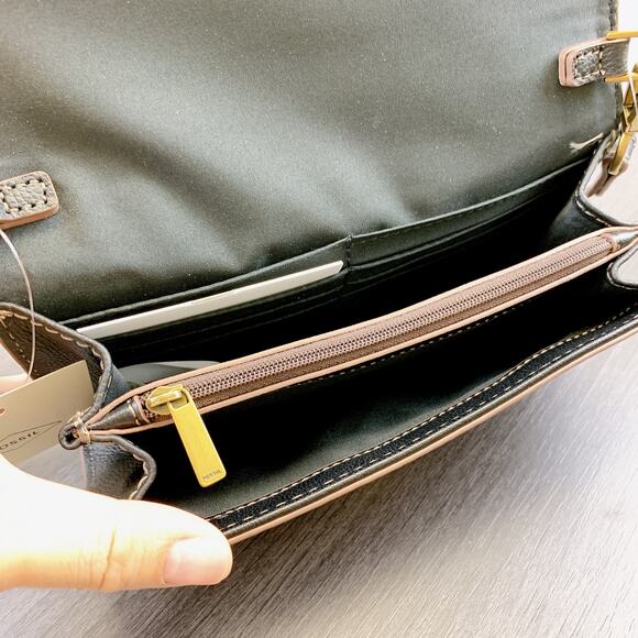 Fossil SHB3155001 Jori Wallet Crossbody IN Black - Picture 5 of 8